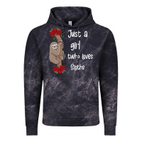 Cloud Black just a girl who loves sloths Vintage Hoodie - Bettercallsaul