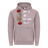 Vintage Zinc just a girl who loves sloths Vintage Hoodie - Bettercallsaul
