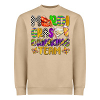 Mushroom mardi gras drinking team with glasses olivia Heavyweight Sweatshirt - OliviaCreatesArt