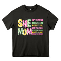 Asphalt she is mom Heavy Core Tee - JahusDesignShop