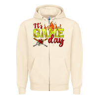 Sandshell It's Game Day Softball Zipper Hoodie - BundleAndBundleShop
