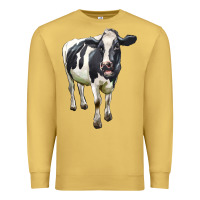 Antique Gold Holstein Bull Premium Sweatshirt - LillyAllenDesigns