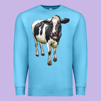 Holstein Bull Premium Sweatshirt Designed By Lillyallendesigns