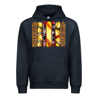Navy softball serape leopard cowhide glitter brushstrokes Urban Hoodie - Artiststas