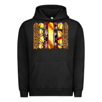 Pigment Black softball serape leopard cowhide glitter brushstrokes Urban Hoodie - Artiststas