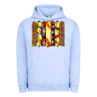 Pigment Grape Ice softball serape leopard cowhide glitter brushstrokes Urban Hoodie - Artiststas