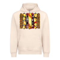 Sandshell softball serape leopard cowhide glitter brushstrokes Urban Hoodie - Artiststas