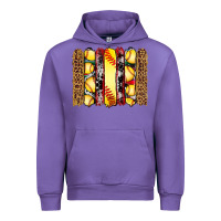 Tulip softball serape leopard cowhide glitter brushstrokes Urban Hoodie - Artiststas