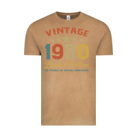 Vintage Camel Vintage 1980 Clothes 40 Years Old Retro 40th Birthday Vintage Tee - Bettercallsaul
