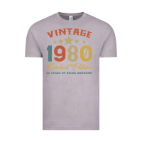 Vintage Zinc Vintage 1980 Clothes 40 Years Old Retro 40th Birthday Vintage Tee - Bettercallsaul