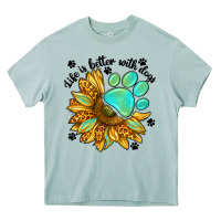 Arona life is better with dogs Heavy Core Tee - NancyCooperArtShop
