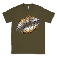 Army Green Cheetah Lips Classic Tee - Bettercallsaul