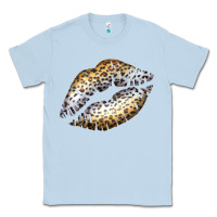 Dusty Blue Cheetah Lips Classic Tee - Bettercallsaul
