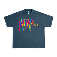 Midnight Navy Elephant1687 Urban Heavy Tee - tuanDangUi