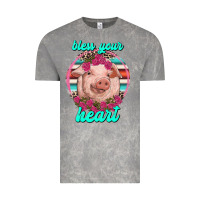 Cloud Rock bless your heart pig Vintage Tee - RanaPortraitStore