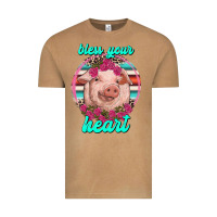 Vintage Camel bless your heart pig Vintage Tee - RanaPortraitStore