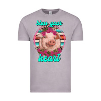 Vintage Zinc bless your heart pig Vintage Tee - RanaPortraitStore