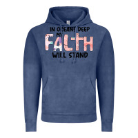 Vintage Denim Oceans Deep My Faith Will Stand Vintage Hoodie - Bettercallsaul