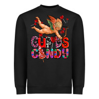 Black cupids candy olivia Heavyweight Sweatshirt - OliviaCreatesArt