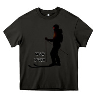 Asphalt nighttime ski adventure Heavy Core Tee - tuanDangUi
