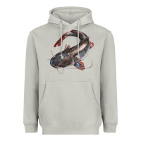 Moon Dust Catfish Illustrations Heavyweight Hoodie - LillyAllenDesigns