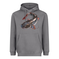 Storm Catfish Illustrations Heavyweight Hoodie - LillyAllenDesigns