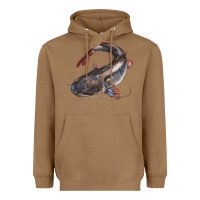 Toasted Coconut Catfish Illustrations Heavyweight Hoodie - LillyAllenDesigns
