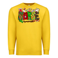 Lemon Nurse Juneenth Premium Sweatshirt - CowhideDigitalArt
