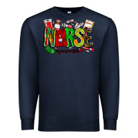 Navy Nurse Juneenth Premium Sweatshirt - CowhideDigitalArt