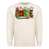 Sandshell Nurse Juneenth Premium Sweatshirt - CowhideDigitalArt