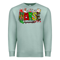 Seafoam Nurse Juneenth Premium Sweatshirt - CowhideDigitalArt