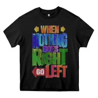 Black motivational direction quote Heavy Core Tee - tuanDangUi