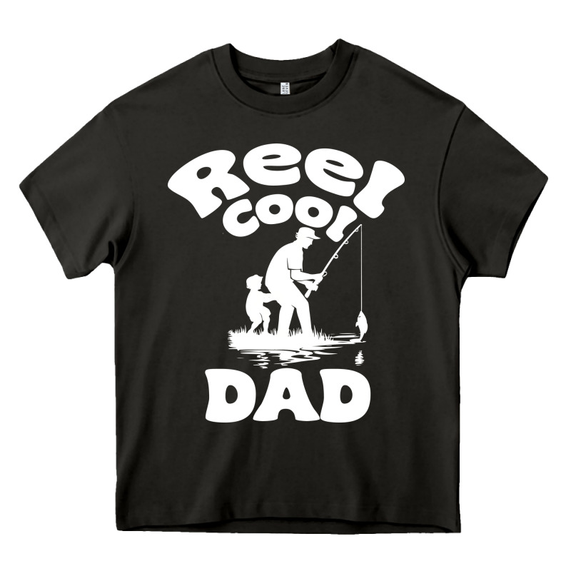Reel Cool Dad Fathers Day Fishing Adventure Heavy Core Tee by tuanDangUi | Teevron