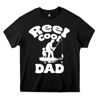 Black Reel Cool Dad fathers day fishing adventure Heavy Core Tee - tuanDangUi
