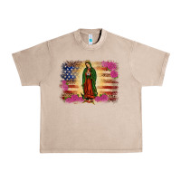 French Oak america our lady of guadalupe Urban Heavy Tee - JahusDesignShop