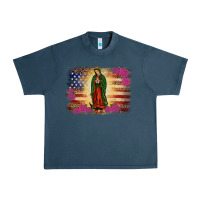 Midnight Navy america our lady of guadalupe Urban Heavy Tee - JahusDesignShop