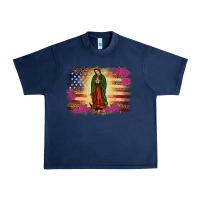 Navy america our lady of guadalupe Urban Heavy Tee - JahusDesignShop