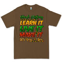Cacao black history learn it live it make it 365 days a Premium Tee - NancyCooperArtShop
