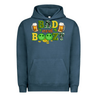Pigment Midnight Navy bad and boozy wıth beer and coins Urban Hoodie - Artiststas