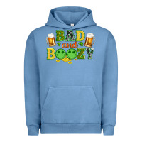 Pigment Pebble Blue bad and boozy wıth beer and coins Urban Hoodie - Artiststas