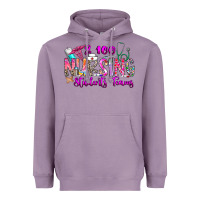 Lavender 100 Nursing Students Teams Heavyweight Hoodie - CowhideDigitalArt