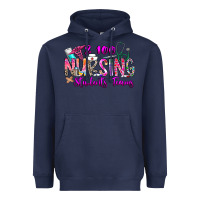 Navy 100 Nursing Students Teams Heavyweight Hoodie - CowhideDigitalArt