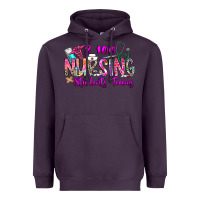 Plum 100 Nursing Students Teams Heavyweight Hoodie - CowhideDigitalArt