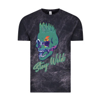 Cloud Black Stay Wild Vintage Tee - Bettercallsaul