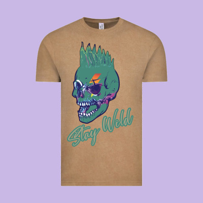 Stay Wild Vintage Tee Designed By Bettercallsaul