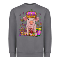Storm mardi gras pig Heavyweight Sweatshirt - OliviaCreatesArt