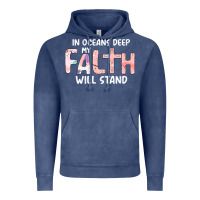 Vintage Denim Oceans Deep My Faith Will Stand Vintage Hoodie - Bettercallsaul