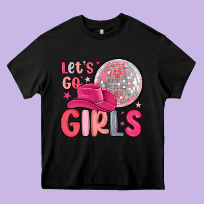Let S Go Girls Heavy Core Tee Designed By Maliassmallbusiness