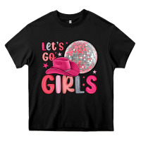 Black let s go girls Heavy Core Tee - MaliasSmallBusiness