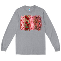 Heather Grey valentine's day brushstrokes Long Sleeve Tee - RanaPortraitStore